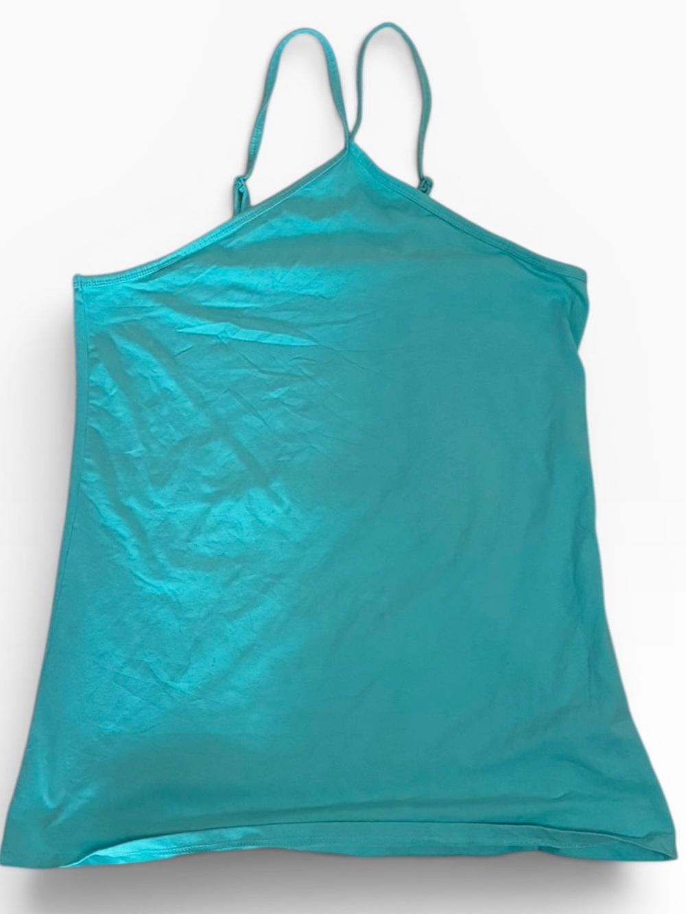 torrid Teal Thin-Strap Cotton Camisole